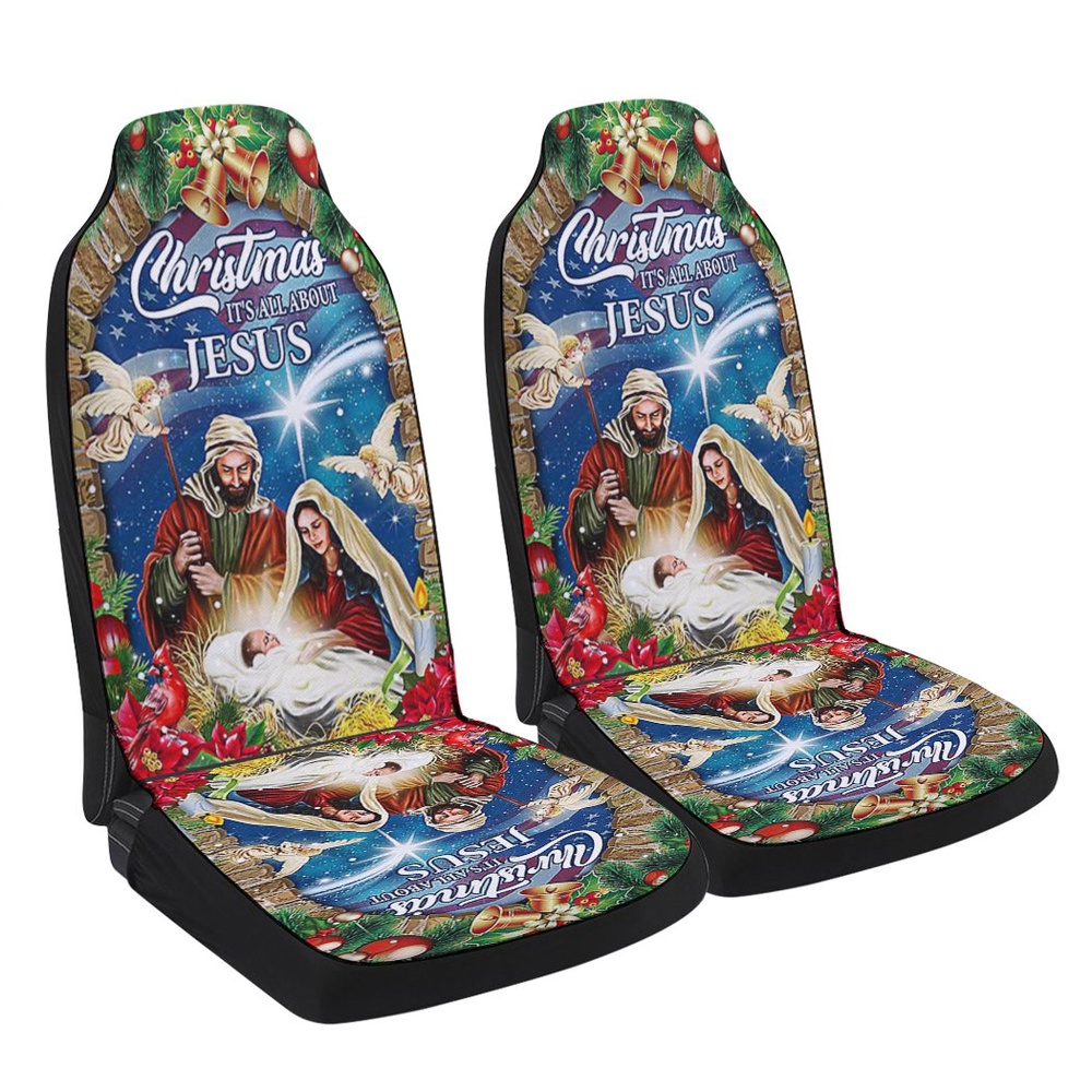 Nativity of Jesus Christmas Christmas It is All About Jesus Seat Cover Cars, Christmas Car Seat Cover, Car Seat Cover Nativity of Jesus Christmas Christmas It is All About Jesus Seat Cover Cars, Christmas Car Seat Cover, Car Seat Cover