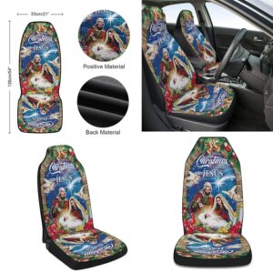 Nativity of Jesus Christmas Christmas It is All About Jesus Seat Cover Cars Christmas Car Seat Cover Car Seat Cover 2 jrmkox.jpg