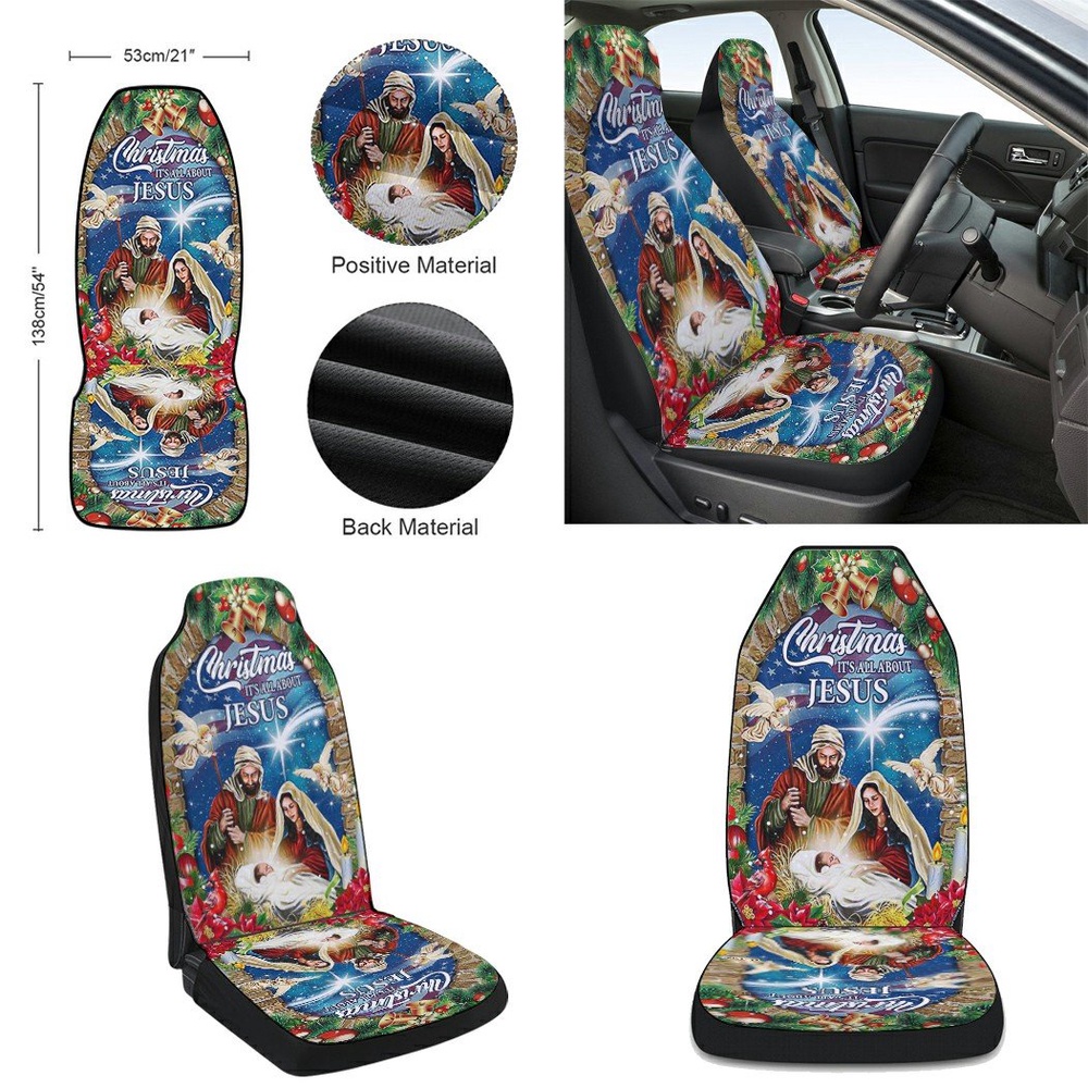 Nativity of Jesus Christmas Christmas It is All About Jesus Seat Cover Cars, Christmas Car Seat Cover, Car Seat Cover Nativity of Jesus Christmas Christmas It is All About Jesus Seat Cover Cars, Christmas Car Seat Cover, Car Seat Cover