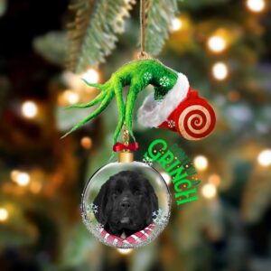 Newfoundland Don’t Be A Grinch Christmas Ornament,…