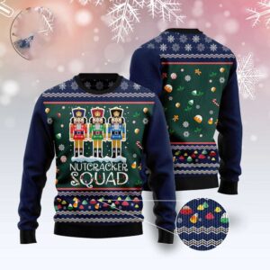 Nutcracker Squad Ugly Christmas Sweater, Christmas Sweater,…
