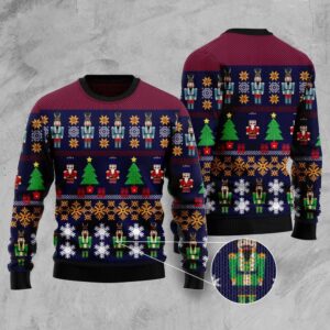 Nutcracker Ugly Christmas Sweater, Christmas Sweater, Ugly…