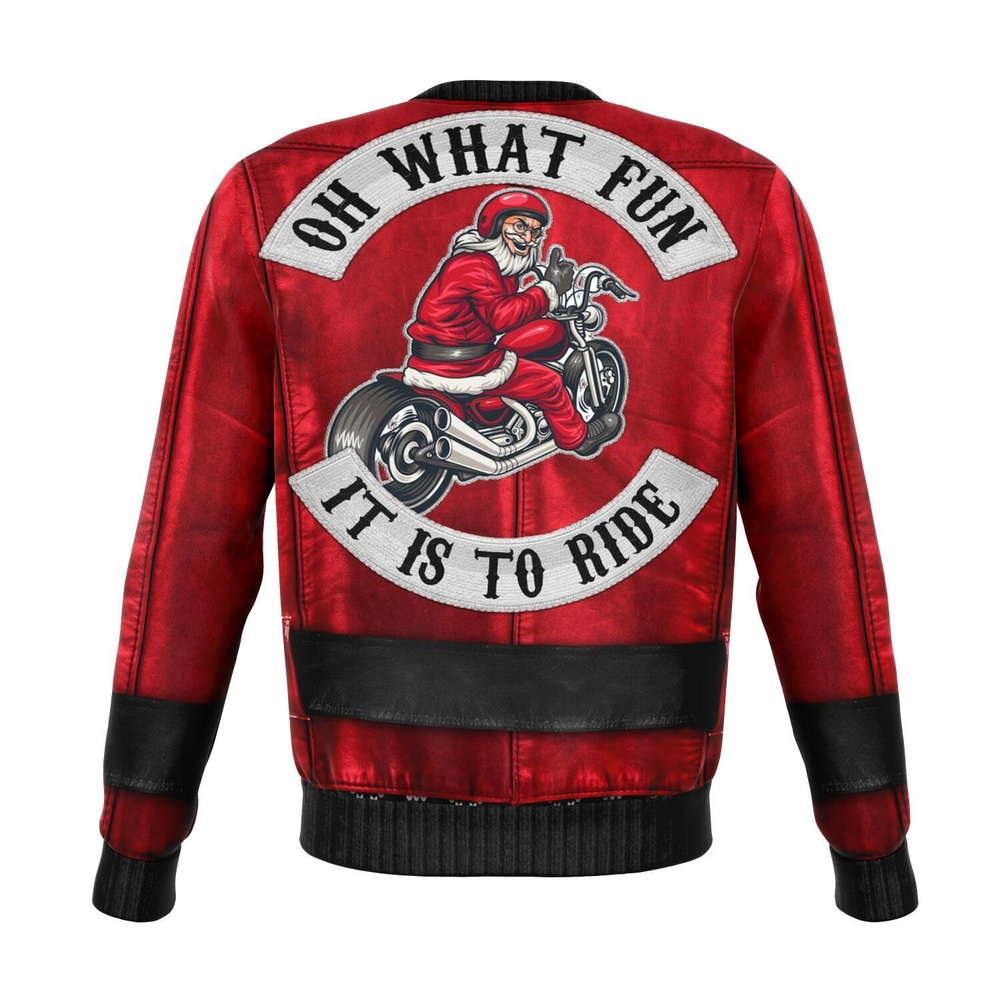 Oh What Fun It Is To Ride Biker Christmas Ugly Sweater, Christmas Sweater, Ugly Sweater, Funny Xmas Sweaters