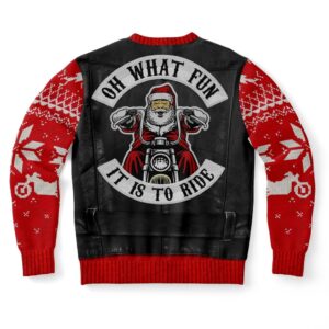 Oh What Fun It Is To Ride Motorcycle Ugly Christmas Sweater Christmas Sweater Ugly Sweater Funny Xmas Sweaters 2 iplsce.jpg