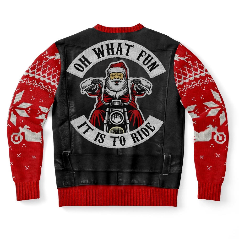 Oh What Fun It Is To Ride Motorcycle Ugly Christmas Sweater, Christmas Sweater, Ugly Sweater, Funny Xmas Sweaters Oh What Fun It Is To Ride Motorcycle Ugly Christmas Sweater, Christmas Sweater, Ugly Sweater, Funny Xmas Sweaters