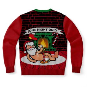 One Night Only Funny Santa Ugly Christmas Sweater Christmas Sweater Ugly Sweater Funny Xmas Sweaters 2 xxbu4j.jpg