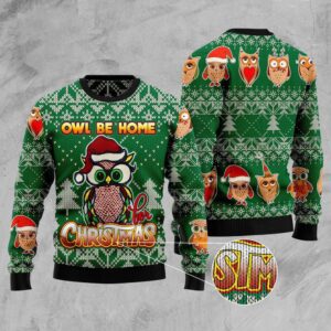 Owl Be Home For Christmas Ugly Christmas…