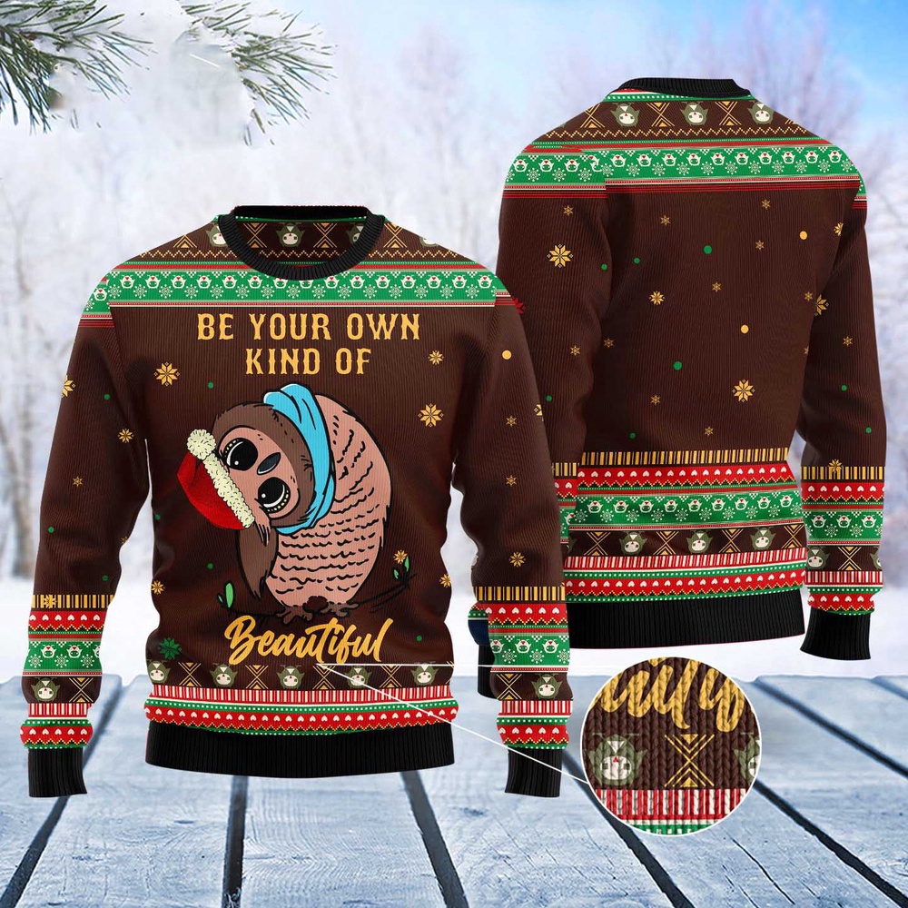 Owl Beautiful Ugly Christmas Sweater, Christmas Sweater, Ugly Sweater, Funny Xmas Sweaters Owl Beautiful Ugly Christmas Sweater, Christmas Sweater, Ugly Sweater, Funny Xmas Sweaters