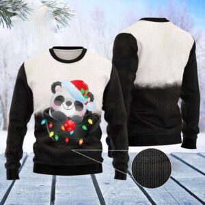 Panda Cup Ugly Christmas Sweater, Christmas Sweater,…