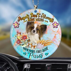 Papillon Sometimes They Have Paws Ornament, Christmas…