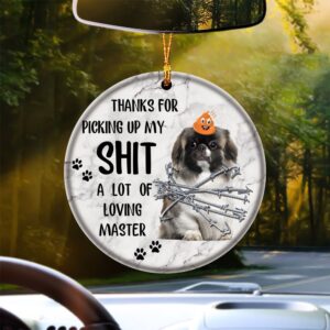 Pekingese A Lot Of Loving Master Ornament,…