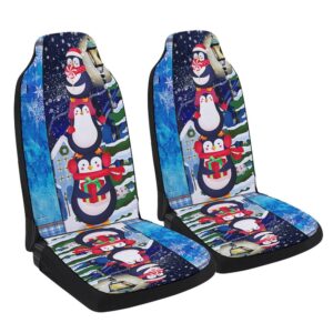 Penguins Christmas Seat Cover Cars, Christmas Car…