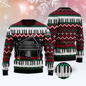 Piano Awesome Ugly Christmas Sweater, Christmas Sweater,…