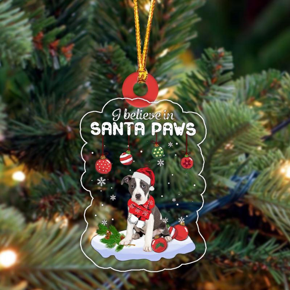 Pitbull Christmas Ornament, Christmas Ornament, Dog Ornament, Xmas Dog Ornaments Pitbull Christmas Ornament, Christmas Ornament, Dog Ornament, Xmas Dog Ornaments
