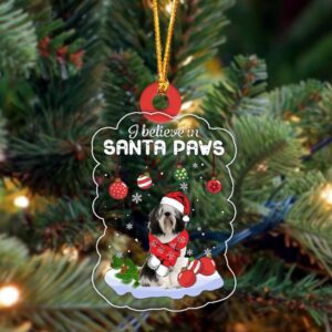 Polish Lowland Sheepdog Christmas Ornament, Christmas Ornament,…