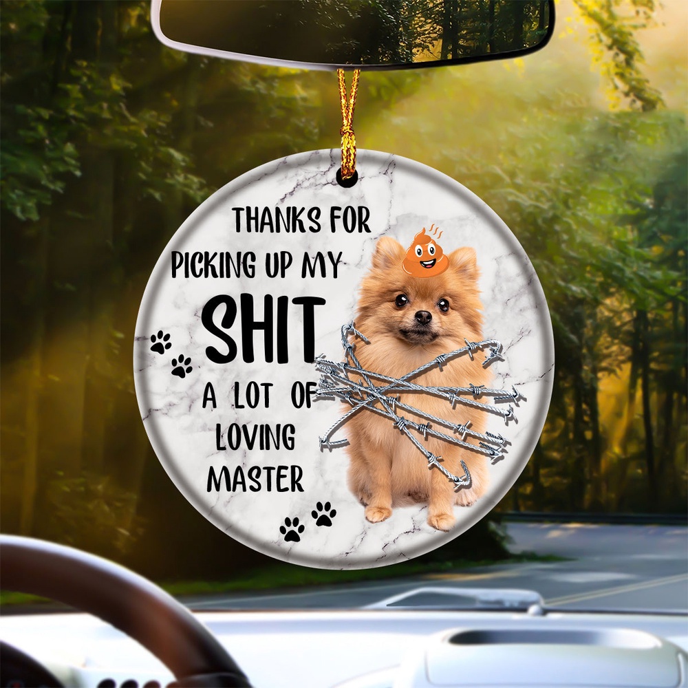 Pomeranian A Lot Of Loving Master Ornament, Christmas Ornament, Dog Ornament, Xmas Dog Ornaments Pomeranian A Lot Of Loving Master Ornament, Christmas Ornament, Dog Ornament, Xmas Dog Ornaments