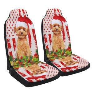 Poodle Christmas Seat Cover Cars, Christmas Car…