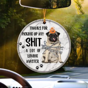 Pug A Lot Of Loving Master Ornament,…