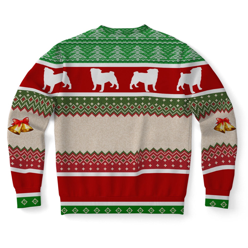 Pug Dog Ugly Christmas Sweater, Christmas Sweater, Ugly Sweater, Funny Xmas Sweaters