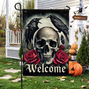 Raven Skull Halloween Flag Halloween Flag Halloween Garden Flags Halloween House Flags 4 dbbha9.jpg