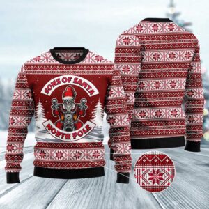 Red Sons Of Santa Ugly Christmas Sweater,…