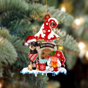 Russkiy-Toy With Mushroom House Christmas Ornament, Christmas…