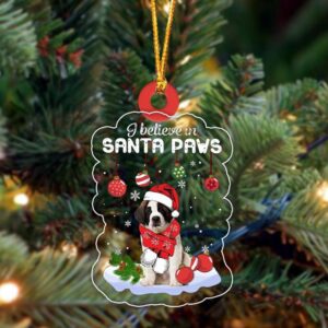 Saint Bernard Christmas Ornament, Christmas Ornament, Dog…