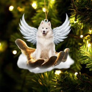 Samoyed On The Hands Of Jesus Ornament,…