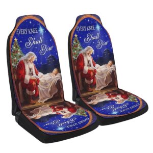Santa Christmas Every Knee Shall Bow Seat…