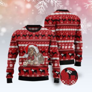 Santa Goat Ugly Christmas Sweater, Christmas Sweater,…