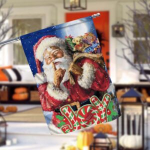 Santa Joy Garden FlagXmas Garden Flags Outdoor Xmas Flags Christmas Flag Outdoor 2 s7abyl.jpg