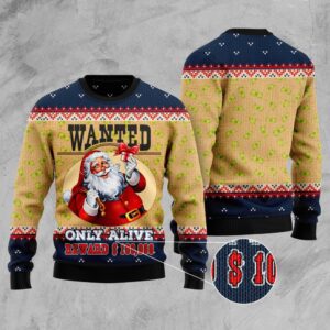 Satan Claus Wanted Only Alive Ugly Christmas…