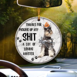 Schnauzer A Lot Of Loving Master Ornament,…