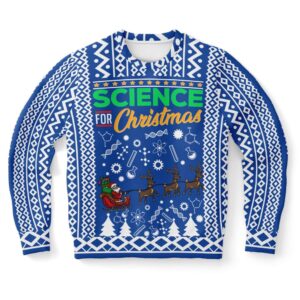 Science for Christmas Ugly Christmas Sweater, Christmas…