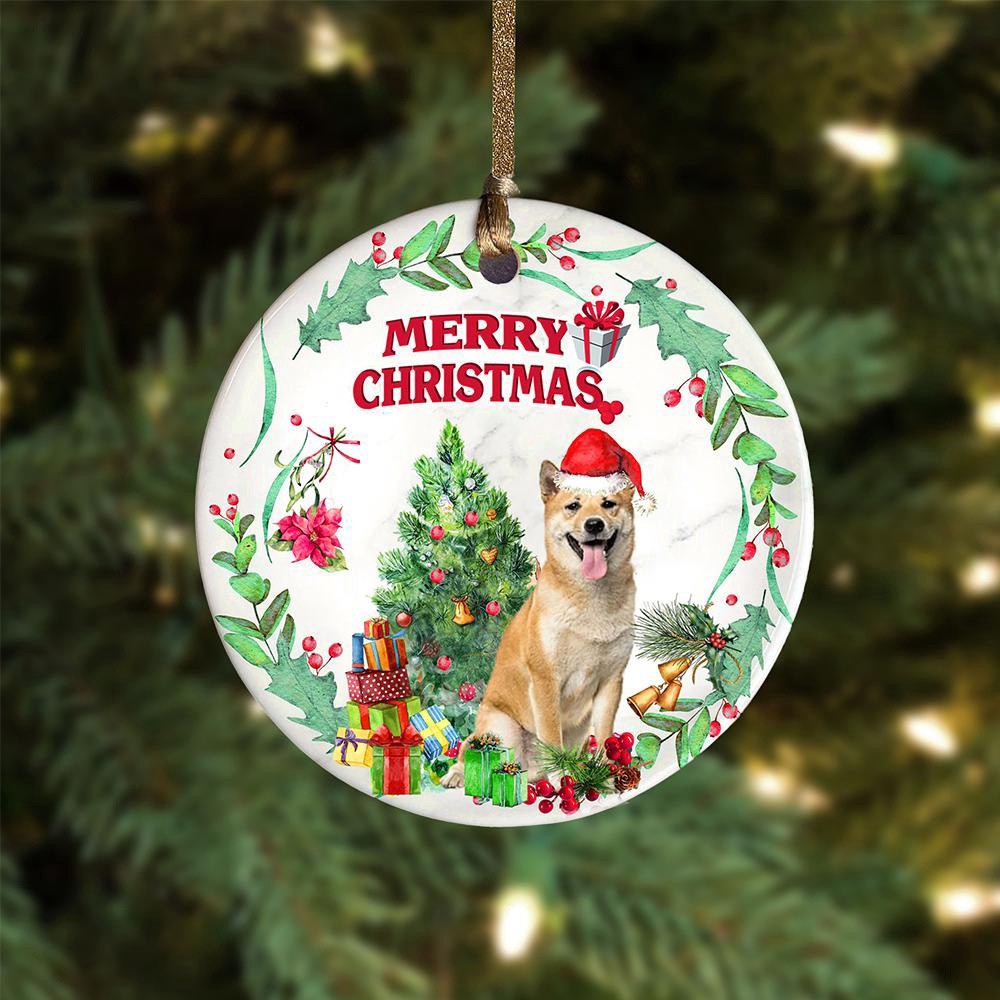 Shiba-Inu Tree Merry Christmas Ornament, Christmas Ornament, Dog Ornament, Xmas Dog Ornaments Shiba-Inu Tree Merry Christmas Ornament, Christmas Ornament, Dog Ornament, Xmas Dog Ornaments
