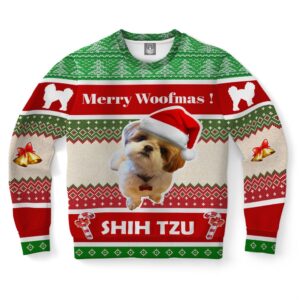Shih Tzu Dog Ugly Christmas Sweater, Christmas…