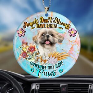 Shih Tzu Sometimes They Have Paws Ornament,…