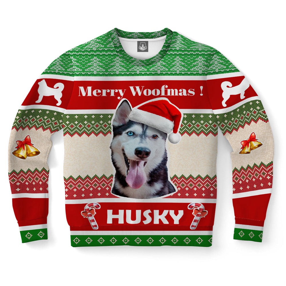 Siberian Husky Dog Ugly Christmas Sweater, Christmas Sweater, Ugly Sweater, Funny Xmas Sweaters Siberian Husky Dog Ugly Christmas Sweater, Christmas Sweater, Ugly Sweater, Funny Xmas Sweaters