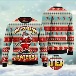 Ski You Later Ugly Christmas Sweater, Christmas…