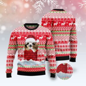 Sloth Chimney Ugly Christmas Sweater, Dog Ugly…