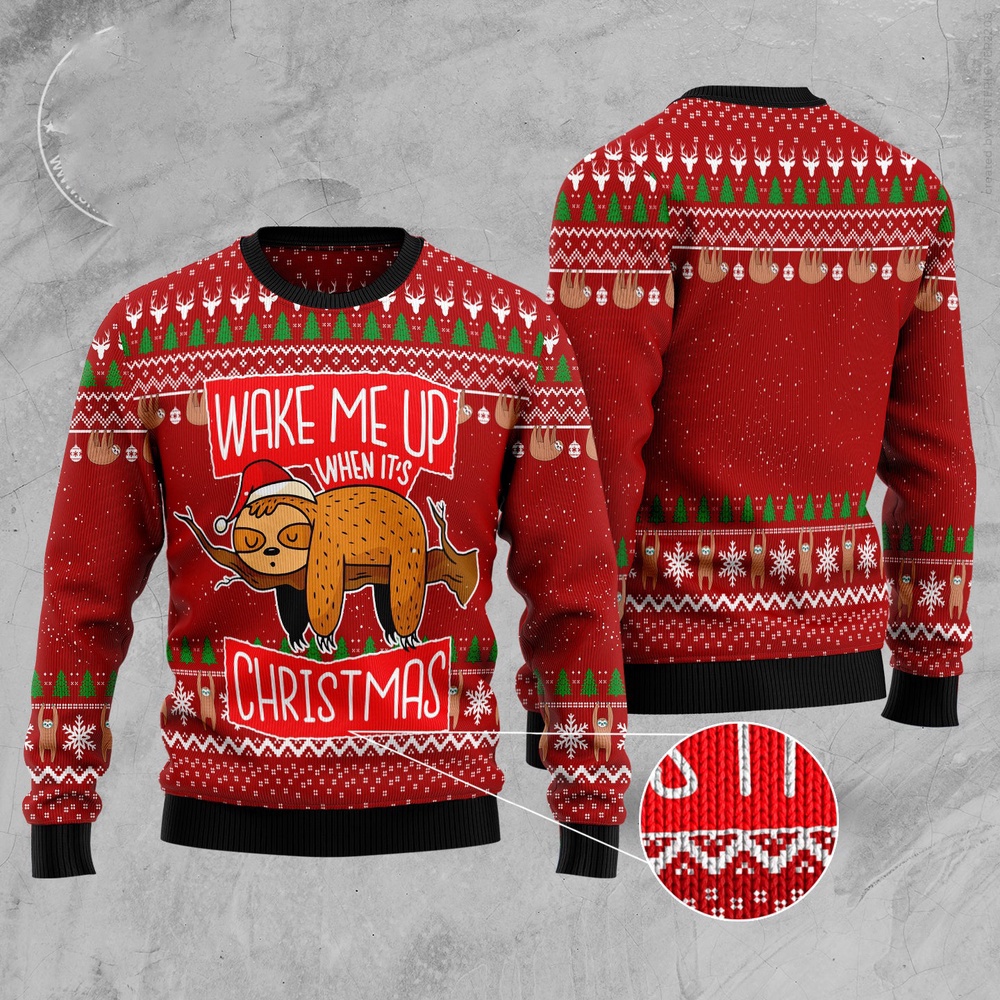 Sloth It’S Christmas Ugly Christmas Sweater, Christmas Sweater, Ugly Sweater, Funny Xmas Sweaters Sloth It’S Christmas Ugly Christmas Sweater, Christmas Sweater, Ugly Sweater, Funny Xmas Sweaters