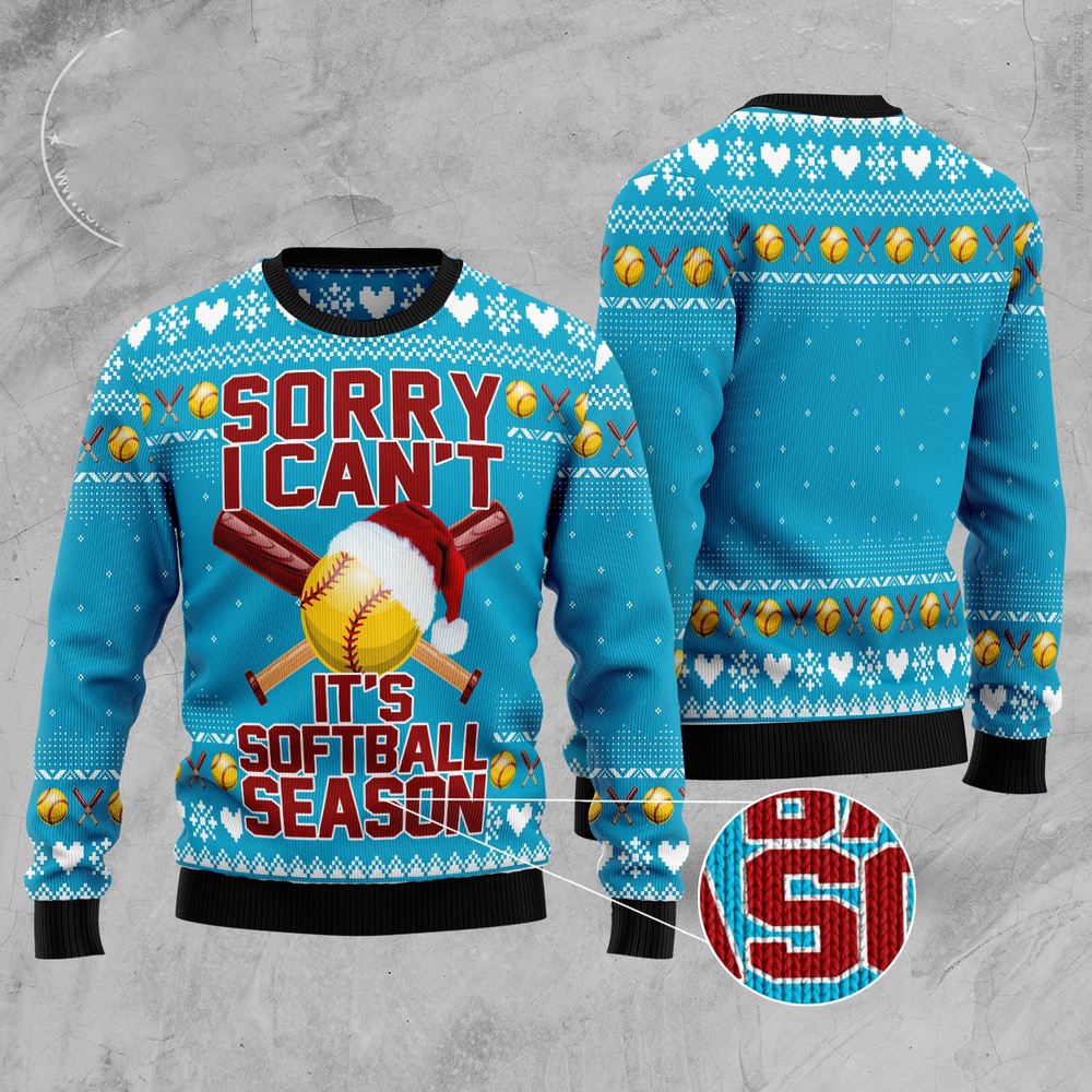 Soft Ball Season Ugly Christmas Sweater, Christmas Sweater, Ugly Sweater, Funny Xmas Sweaters Soft Ball Season Ugly Christmas Sweater, Christmas Sweater, Ugly Sweater, Funny Xmas Sweaters
