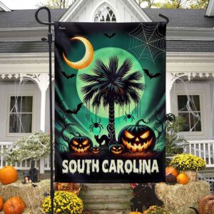 South Carolina Happy Halloween Spooky Flag Halloween Flag Halloween Garden Flags Halloween House Flags 4 pe0roc.jpg