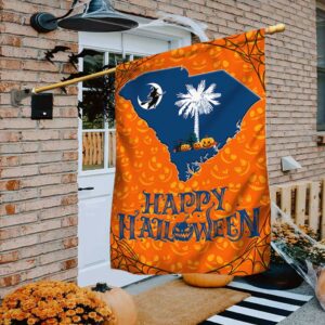 South Carolina with Palm Tree and Witch Flying Halloween Flag Halloween Flag Halloween Garden Flags Halloween House Flags 2 ugwvdx.jpg