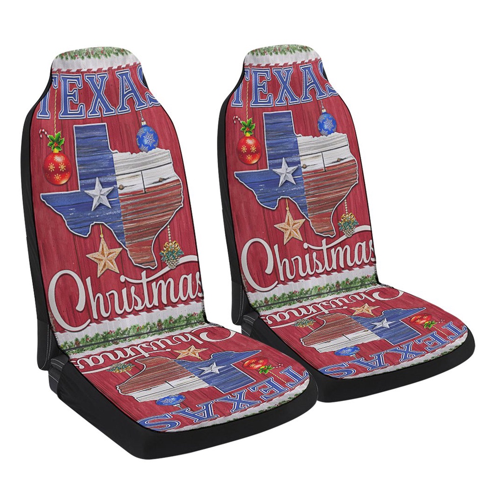 Texas Christmas Merry Christmas Seat Cover Cars, Christmas Car Seat Cover, Car Seat Cover Texas Christmas Merry Christmas Seat Cover Cars, Christmas Car Seat Cover, Car Seat Cover