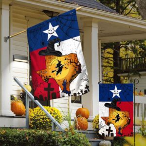 Texas Halloween Flag Halloween Witches Pumpkin Texas Flag Halloween Flag Halloween Garden Flags Halloween House Flags 4 pqggsy.jpg