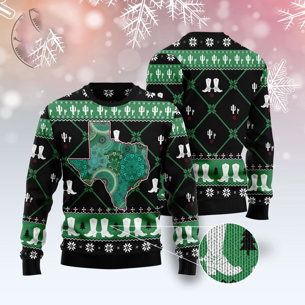 Texas Usa Symbols Pattern Ugly Christmas Sweater, Christmas Sweater, Ugly Sweater, Funny Xmas Sweaters Texas Usa Symbols Pattern Ugly Christmas Sweater, Christmas Sweater, Ugly Sweater, Funny Xmas Sweaters