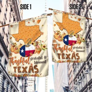 Thanksgiving Texas Flag Thankful Grateful And Blessed Pumpkin Fall Halloween Flag Halloween Flag Halloween Garden Flags Halloween House Flags 3 h6rj02.jpg