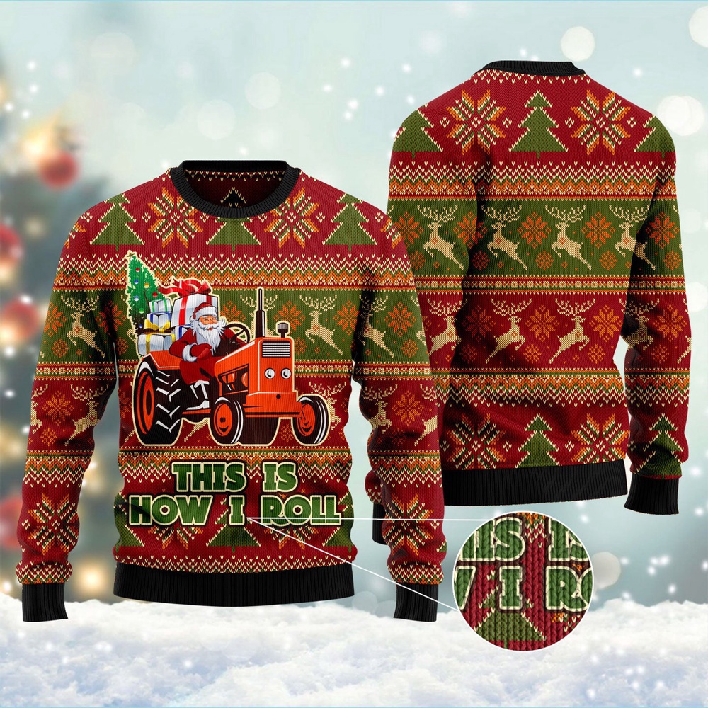 This Is How I Roll Ugly Christmas Sweater, Christmas Sweater, Ugly Sweater, Funny Xmas Sweaters This Is How I Roll Ugly Christmas Sweater, Christmas Sweater, Ugly Sweater, Funny Xmas Sweaters