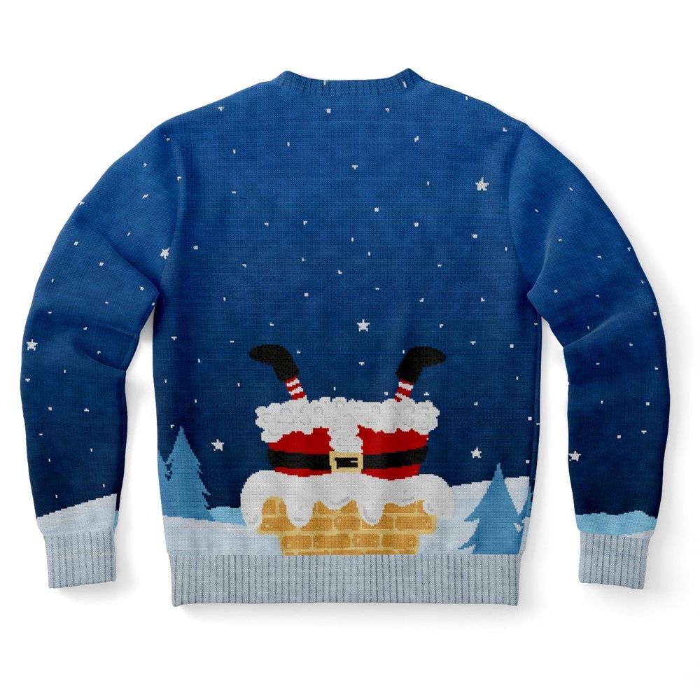 This Santa Loves To Go Down Ugly Christmas Sweater, Christmas Sweater, Ugly Sweater, Funny Xmas Sweaters This Santa Loves To Go Down Ugly Christmas Sweater, Christmas Sweater, Ugly Sweater, Funny Xmas Sweaters